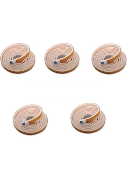 5 Adet 9 Metre Izolasyon Bandı Yapışkanlı Cam Yalıtım Süngeri Rüzgar Soğuk Kesici Pimapen Fitili