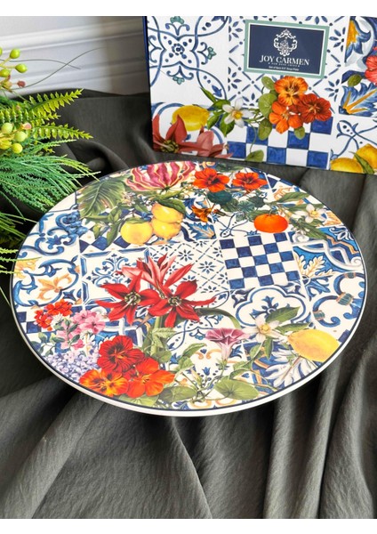 Italy Garden Ayaklı Kek Standı Yuvarlak modelleri