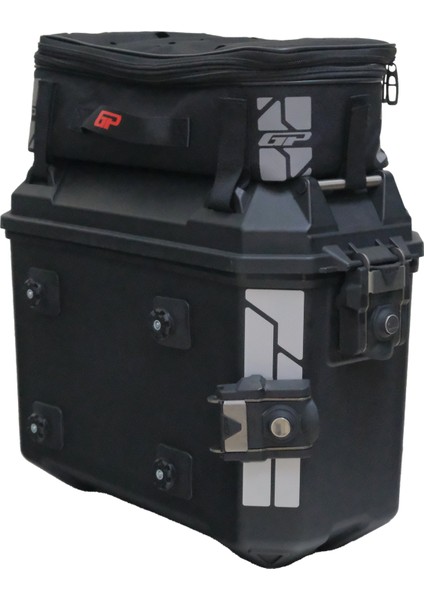 Universal 26 Lt x 2 Plastik ve Kumaş Motosiklet Yan Çanta Seti Siyah modelleri