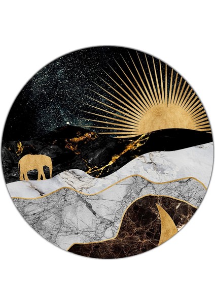 :temperli Cam Daire Tablo, Cam Tablo, Uv Baskı, CTT013