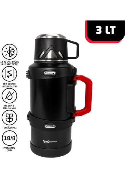Camping 3000 Kamp Termos 3.0 Lt