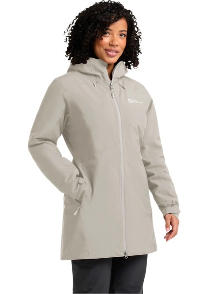 Heidelstein Ins Kadın Bej Outdoor Ceketi