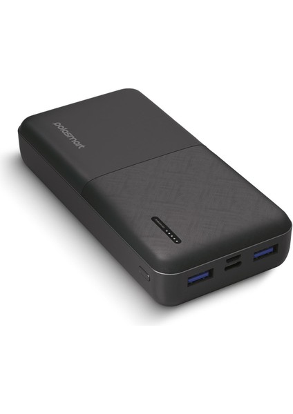 PBS132 LED Göstergeli 2 USB 1 Pd Çıkışlı Taşınabilir Şarj Cihazı Powerbank Antrasit fiyatları