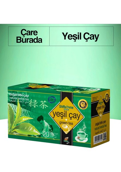 Yeşil Bitki Çayı (20 Süzen Poşet)