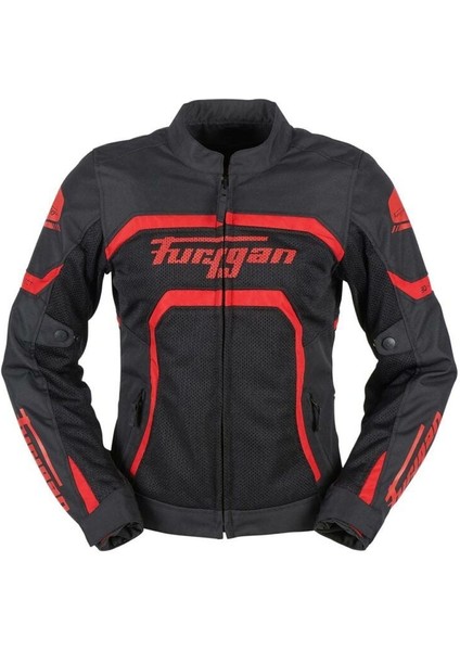 Mystıc Evo Vented Yazlık Kadın Korumalı Montu Siyah Kırmızı L