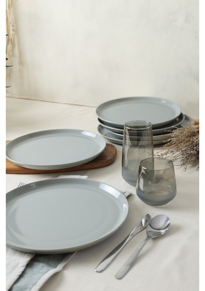 Gri Hitit Servis Tabağı 28 cm 6 Adet 616 fiyatları