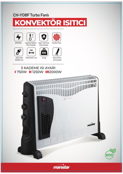 Konvektör Isıtıcı modelleri