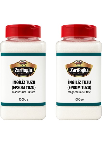 Ingiliz Tuzu ( Epsom Tuzu) 1000 gr x 2 Adet