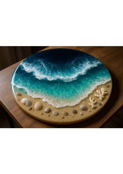 3 kg Hobi Epoksi Ocean &sea Deniz Efekti/ Ultra Şeffaf ve Parlak Epoksi Reçine Ince Döküm Yoğun Kıvam modelleri