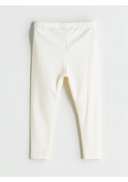 Lcw Baby Indigo Bebe Yaka Kız Bebek Sweatshirt ve Tayt 2'li