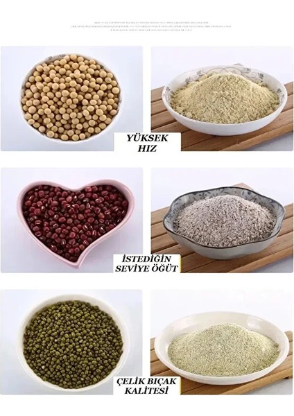 Gold Hmt Elektrikli Kahve Çekirdeği, Baharat ve Bakliyat Çeşitleri Öğütücü Değirmeni