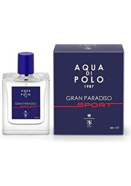 Gran Paradiso Sport 50 ml EDP Erkek Parfüm Seti Hediye İçin Uygun Fırtınalı ve Ferah