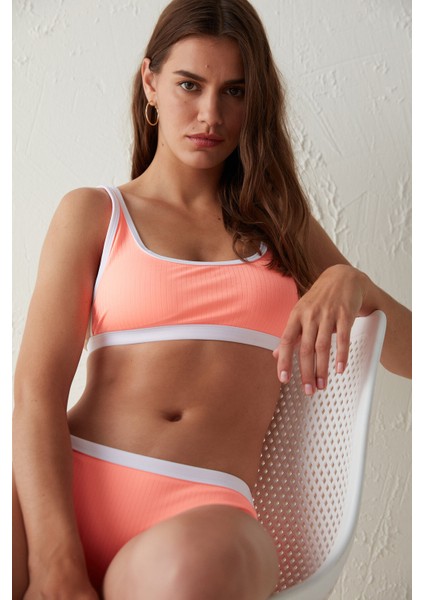 Neon Turuncu Beach Slip Bikini Altı fiyatları