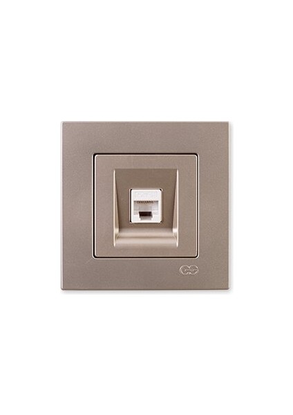 Eqona M. Bej Tekli Data Priz RJ45 (Cat6) (Mkz)