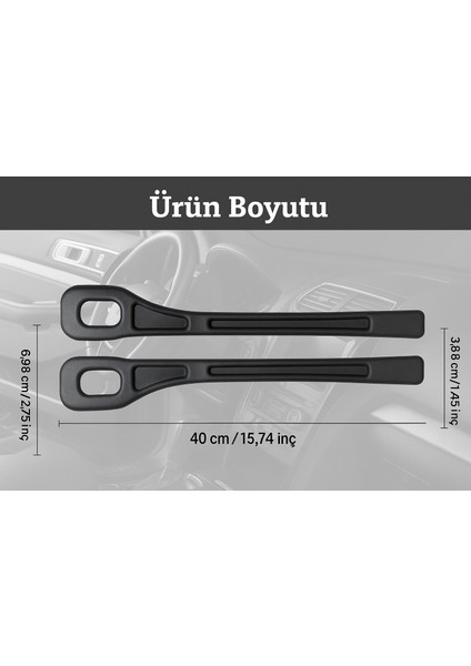 Araba Koltuğu Boşluk Doldurucu - Arabalar, Suv'ler ve Kamyonetler Için 2'li Evrensel Düzenleyici