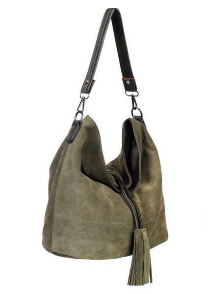 Deri Süet Omuz Çantası modelleri