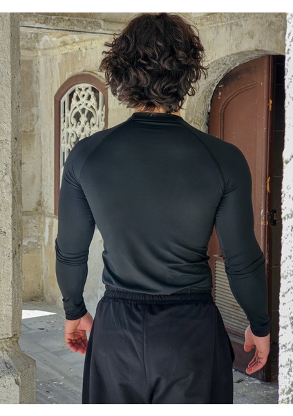 Basic Uzun Kollu Compression T-Shirt (Siyah) modelleri