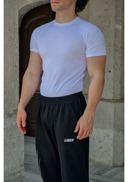 Basic Compression T-Shirt (Beyaz)