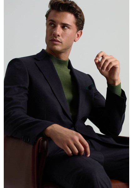 Merino Yünü Yarım Balıkçı Yaka Yeşil Triko fiyatları