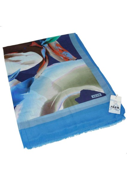 Yaz Serinliği Koton Şal - 6299777-421