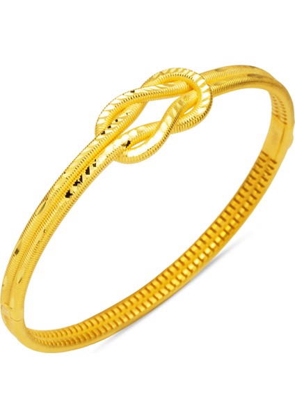 Ajda Aşk Düğümü 14 Ayar Altın Kelepçe Bilezik