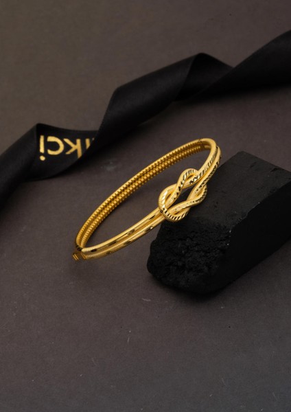 Ajda Aşk Düğümü 14 Ayar Altın Kelepçe Bilezik modelleri