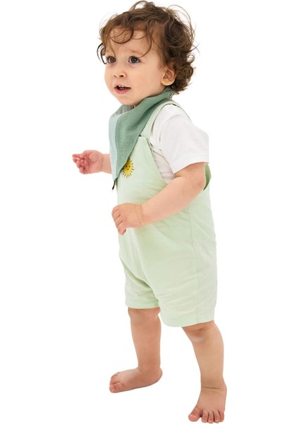 Yumuşak ve Nefes Alabilen 3’lü Müslin Bebek Fular Set