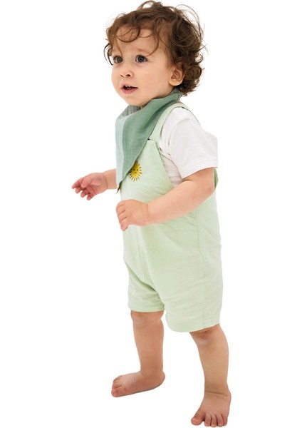 Yumuşak ve Nefes Alabilen 3’lü Müslin Bebek Fular Set modelleri