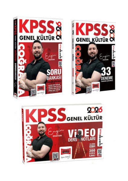 Yargı 2026 Kpss Genel Kültür Coğrafya Soru - Deneme - Video Ders Seti Engin Eraydın Paragraf Hediye