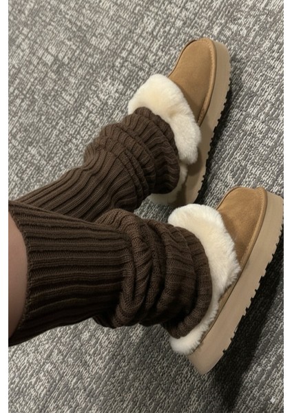 Acı Kahve %100 Akrilik Üst Kalite Triko Örgü Çorap Tozluk modelleri