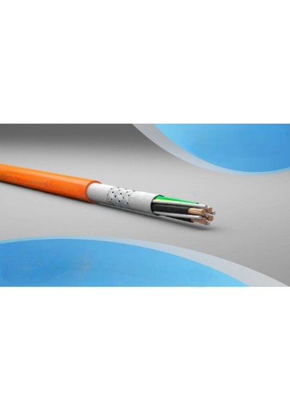 EF619X-CPUR-JZ-4X1.5 ,kesit 1.5mm² 4-Damar/çok Telli Blendajlı Hareketli Servo Motor Kablo