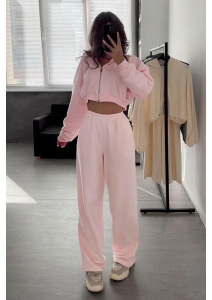 Pembe Barrel Fit Kadın Eşofman Altı MG2553 modelleri