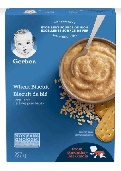 Cereals Probiotic Wheat Biscuit Bebe Bisküvili Kaşık Maması