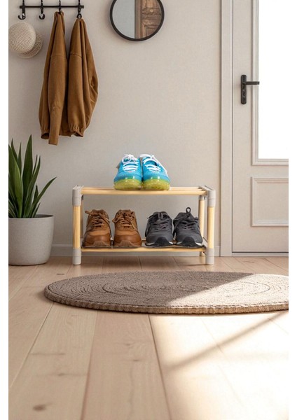 2 Katlı Masif Ahşap Çok Amaçlı Raf – Mutfak, Banyo, Ofis Düzenleyici modelleri