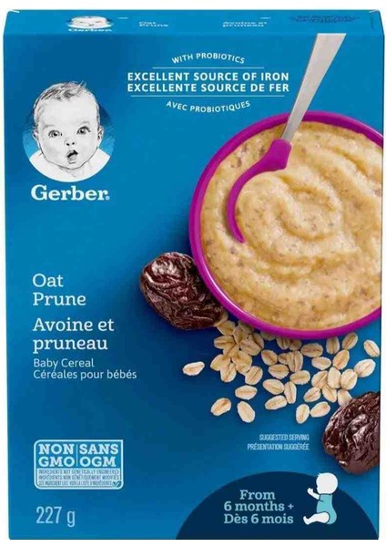 Cereals-Oat Prune-Yulaf ve Kuru Erikli Kaşık Maması