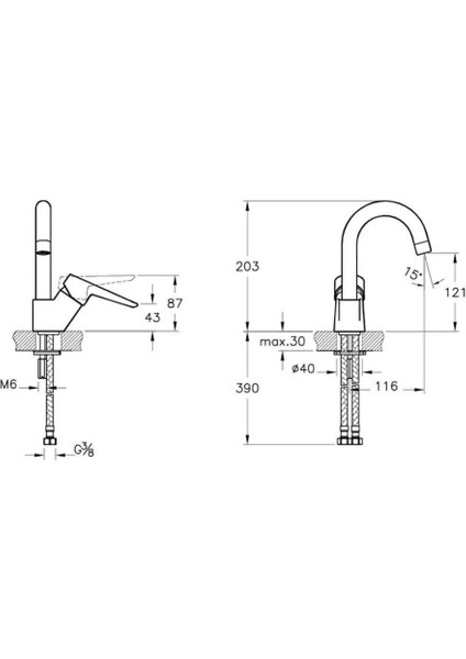 Solid S Banyo Bataryası + Solid S Kuğu Lavabo Bataryası + Doppo Prime Lux Tepe Duş Sistemi indirimleri