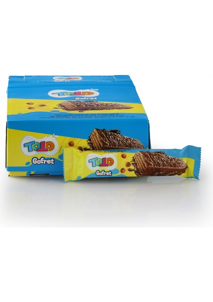 Sütlü Çikolata Kaplamalı Fındık Kremalı Gofret 26 Gr. 24 Adet (1 Kutu) fırsatları