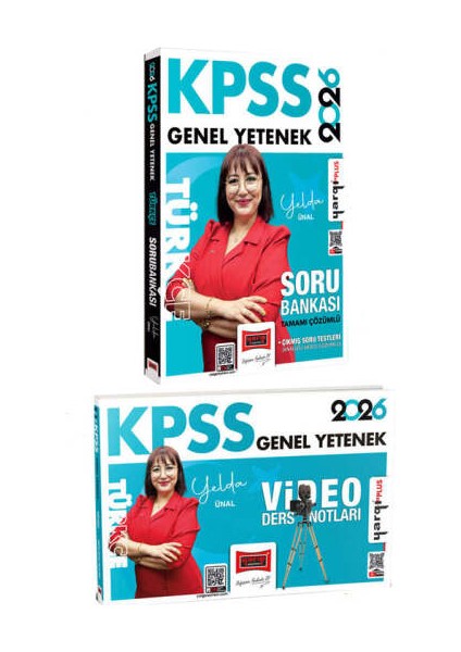 Yargı Yayınları 2026 Kpss Genel Yetenek Türkçe Soru Bankası ve Video Ders Notları Seti (Yelda Ünal)