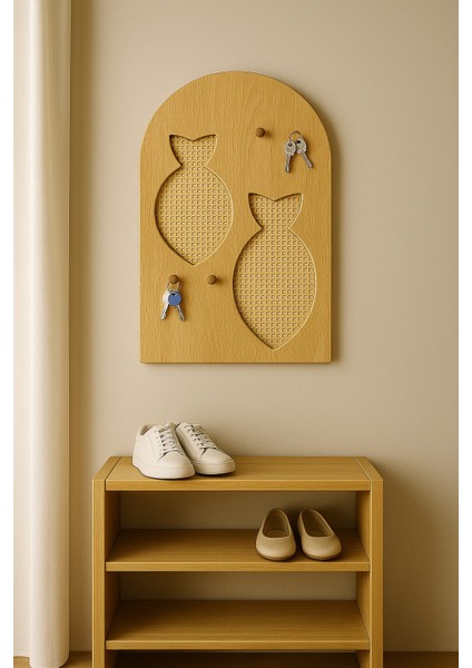 Ahşap Anahtarlık Askısı - Dekoratif Askılık fiyatları