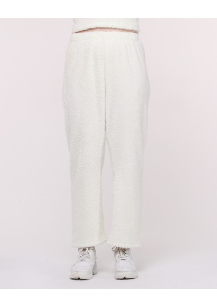 Kadın Welsoft Kumaş Beyaz Alt Üst Kimono Takımı indirimleri