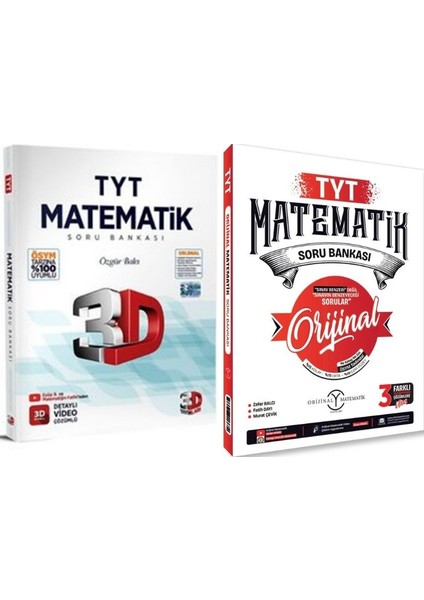 2026 Tyt Matematik Soru Bankası Seti 3D Orijinal