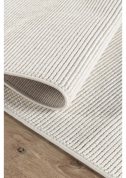 Liza,yumuşak Bukleli Krem Halı Salon Mutfak Yolluk Antre Balkon Oturma Çocuk Yatak Odası Halısı Kilim