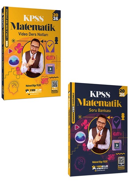 Yediiklim 2026 Kpss Atölye Genel Yetenek Matematik Ders Notları-Soru Bankası Seti Paragraf Hediye