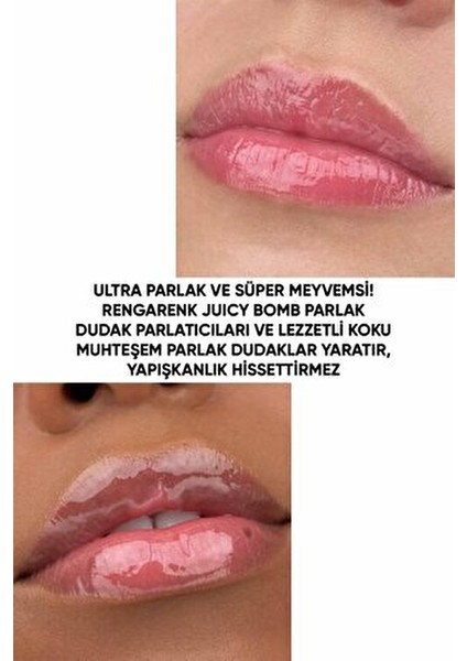 Juicy Bomb 102 Dudak Parlatıcısı 10 ml Parlak Etki ve Uzun Süre Kalıcı Renk modelleri
