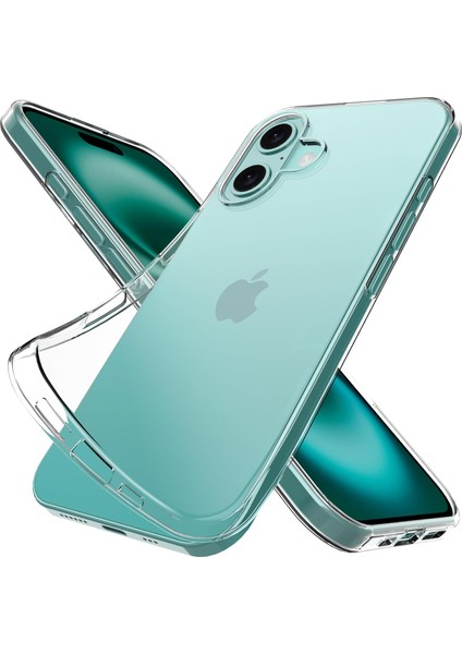 Iphone 17 Uyumlu Kamera Korumalı Şeffaf Silikon Kılıf
