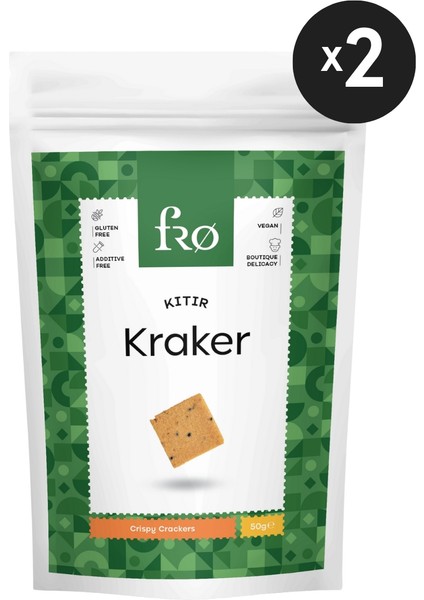 2'li Unsuz Kıtır Kraker Atıştırmalık 2x50 gr