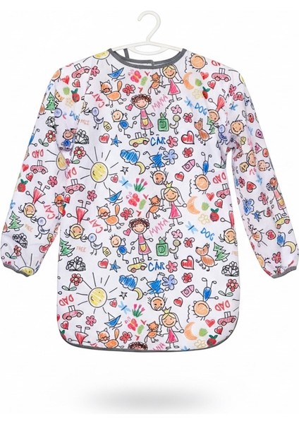 7-11 Yaş, Family, Sıvı Geçirmez, Ekstra Büyük Kalıp, Makinede Yıkanabilir, Uzun Kollu Çocuk, Aktivite Mama Önlüğü modelleri