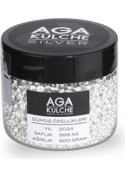 500 gr 999.0 Granül Gümüş