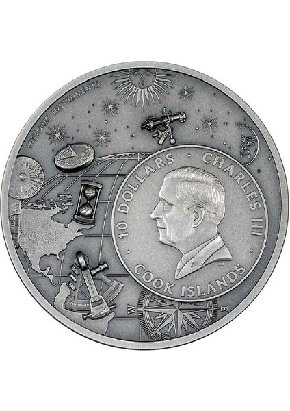 Astronomi Tarihi Gümüş Sikke Coin