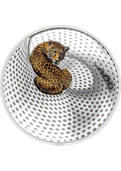 Leopar Kamuflaj Gümüş Sikke Coin